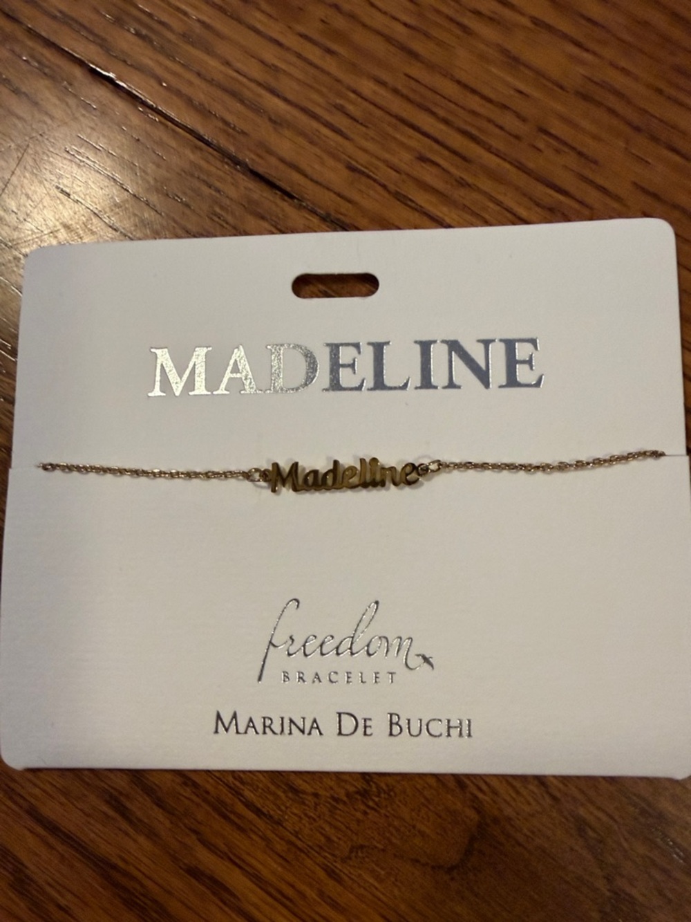 Marina De Buchi Freedom gold tone bracelet Madeline